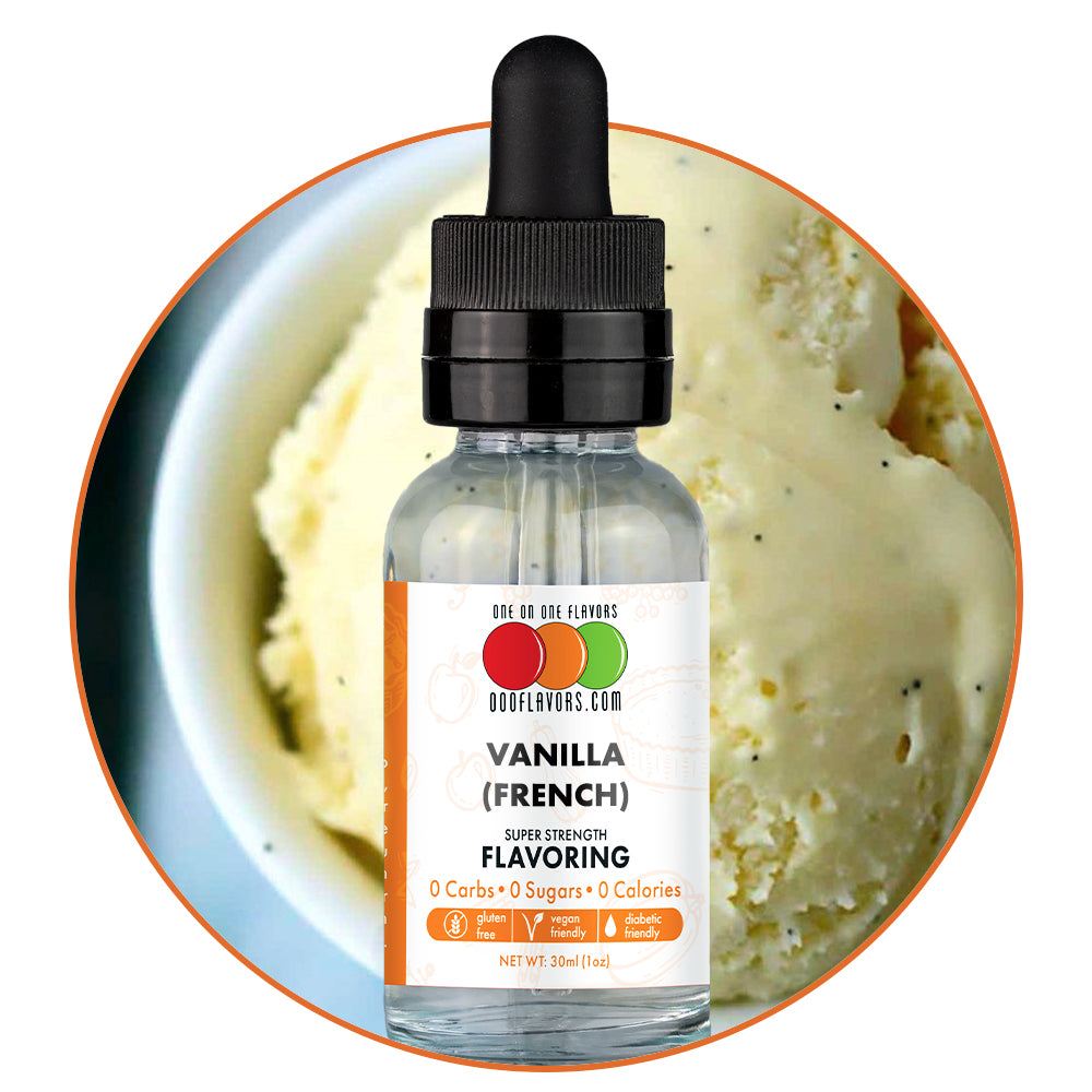 Vanilla (French) Flavored Liquid Concentrate – One on One Flavors