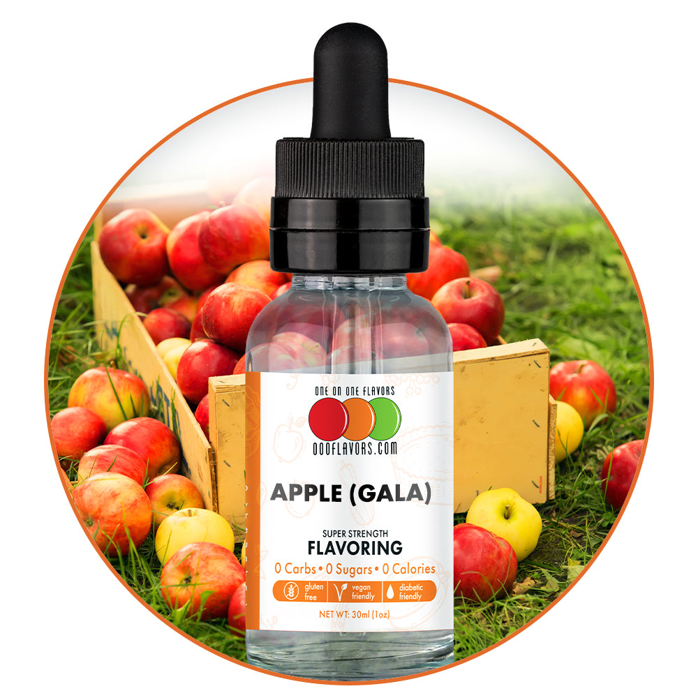 Apple (Gala) Flavored Liquid Concentrate - Natural – One on One Flavors