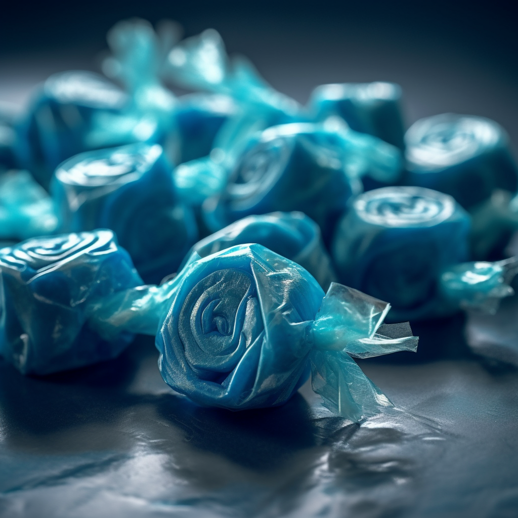 Blue Raspberry Candy Taffy