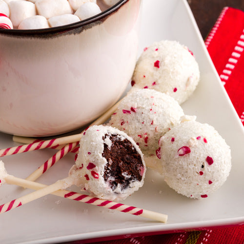 Brownie Peppermint Pops