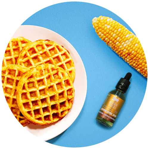 Low Carb Cornbread Waffles