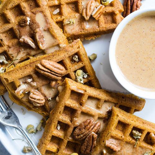 Keto Apple Pie Cinnamon Waffles