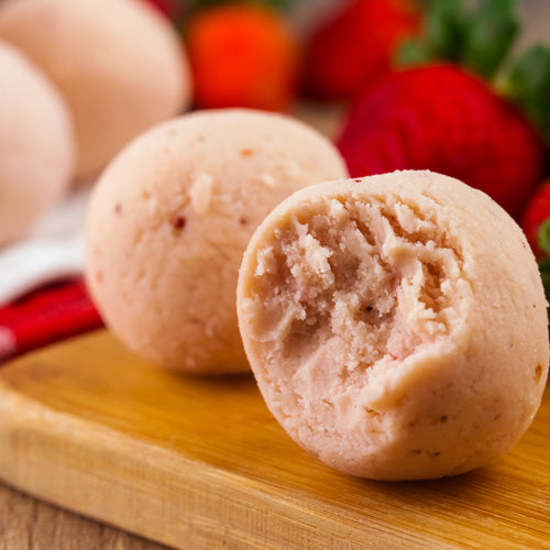 Ketooo Kitchen Strawberry No Bake Fat Bombs