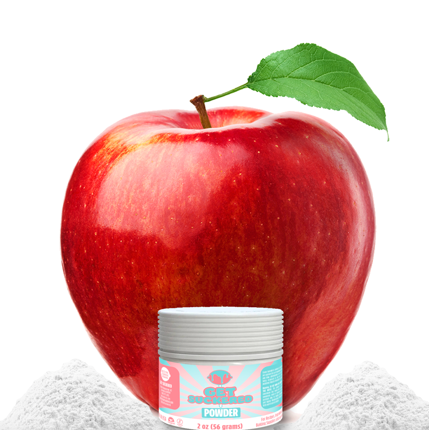 Apple (Red) Flavored Powder 2oz