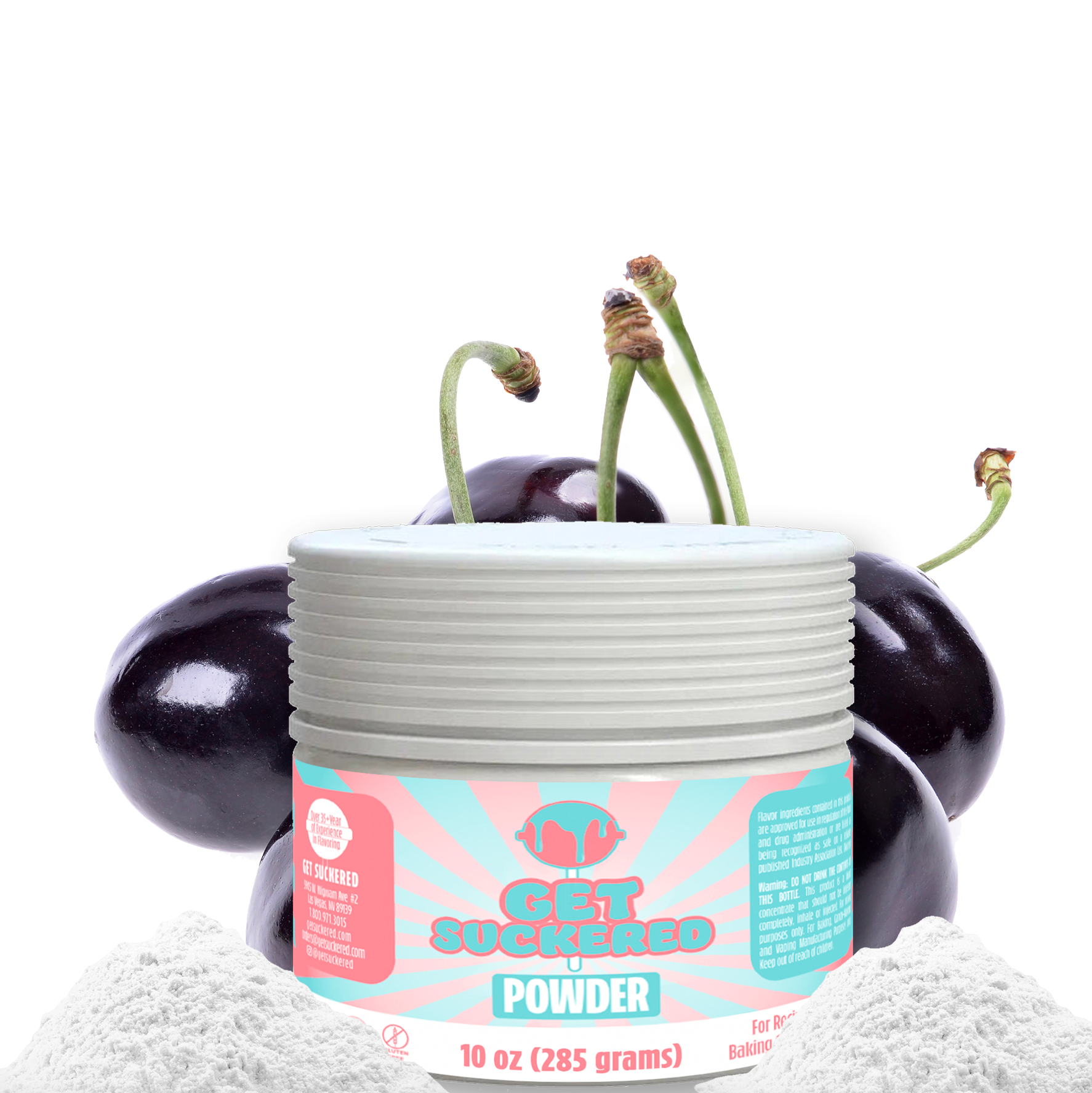 Black Cherry Flavored Powder 10oz