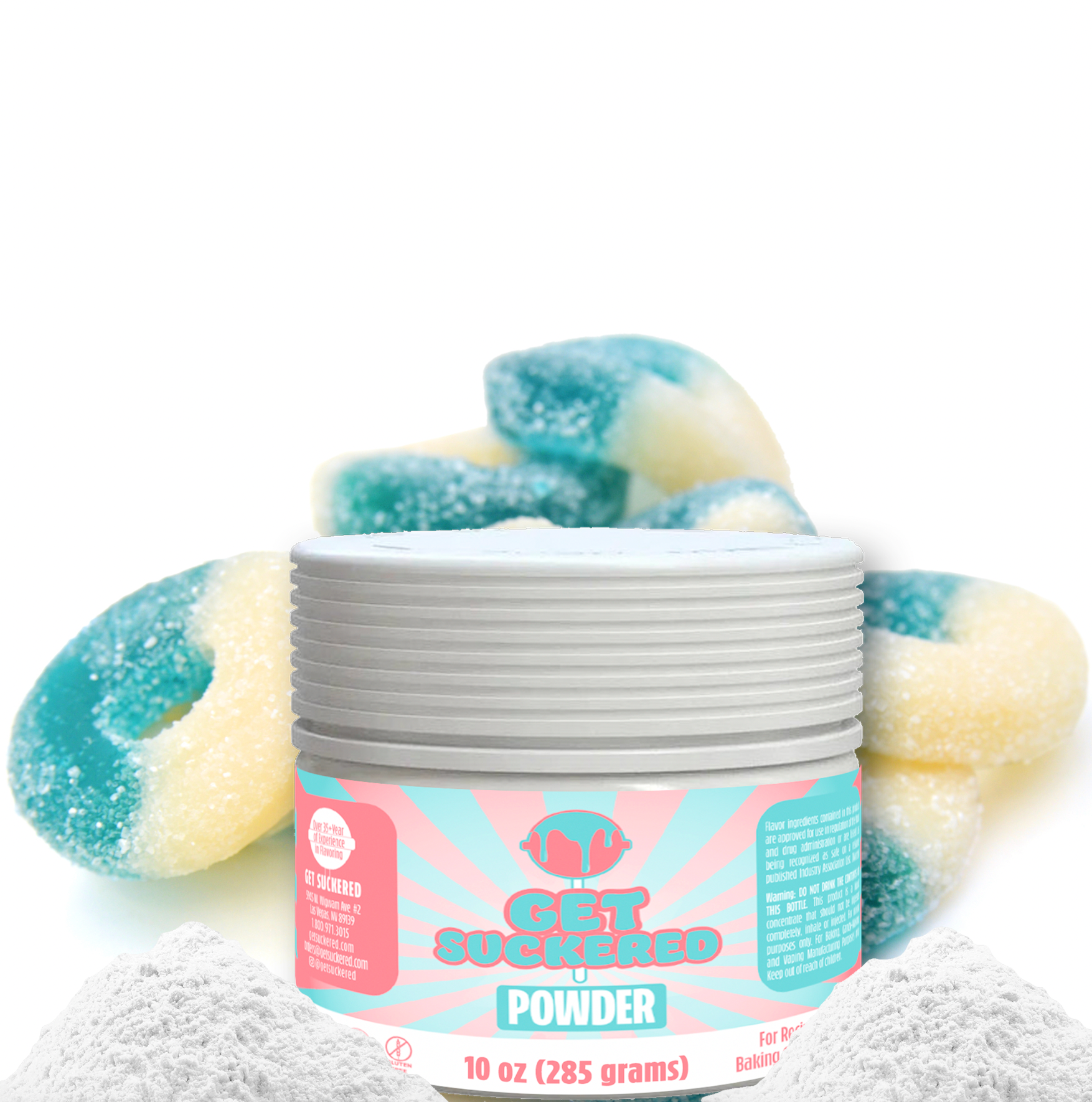 Blue Raspberry Flavored Powder 10oz