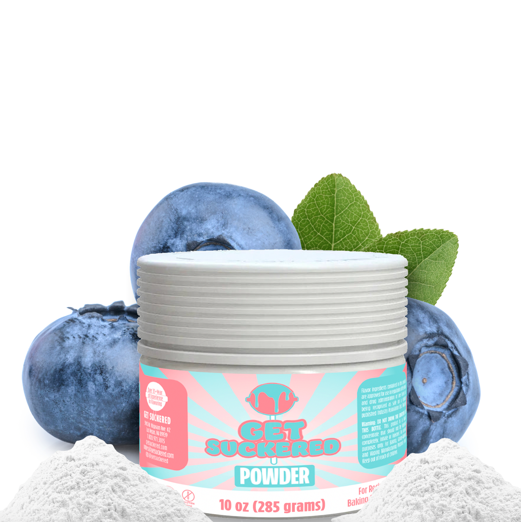 Blueberry Flavored Powder 10oz