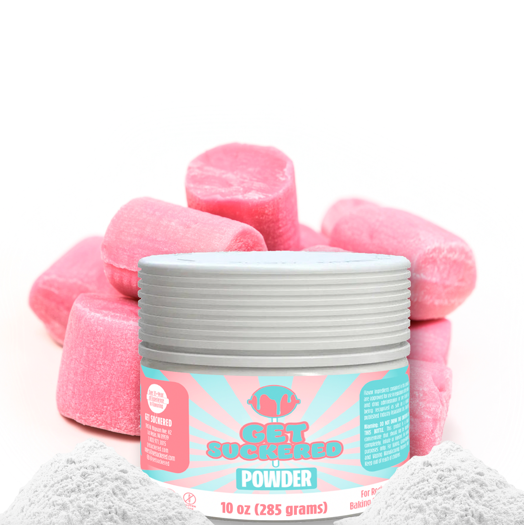 Bubble Gum Flavored Powder 10oz