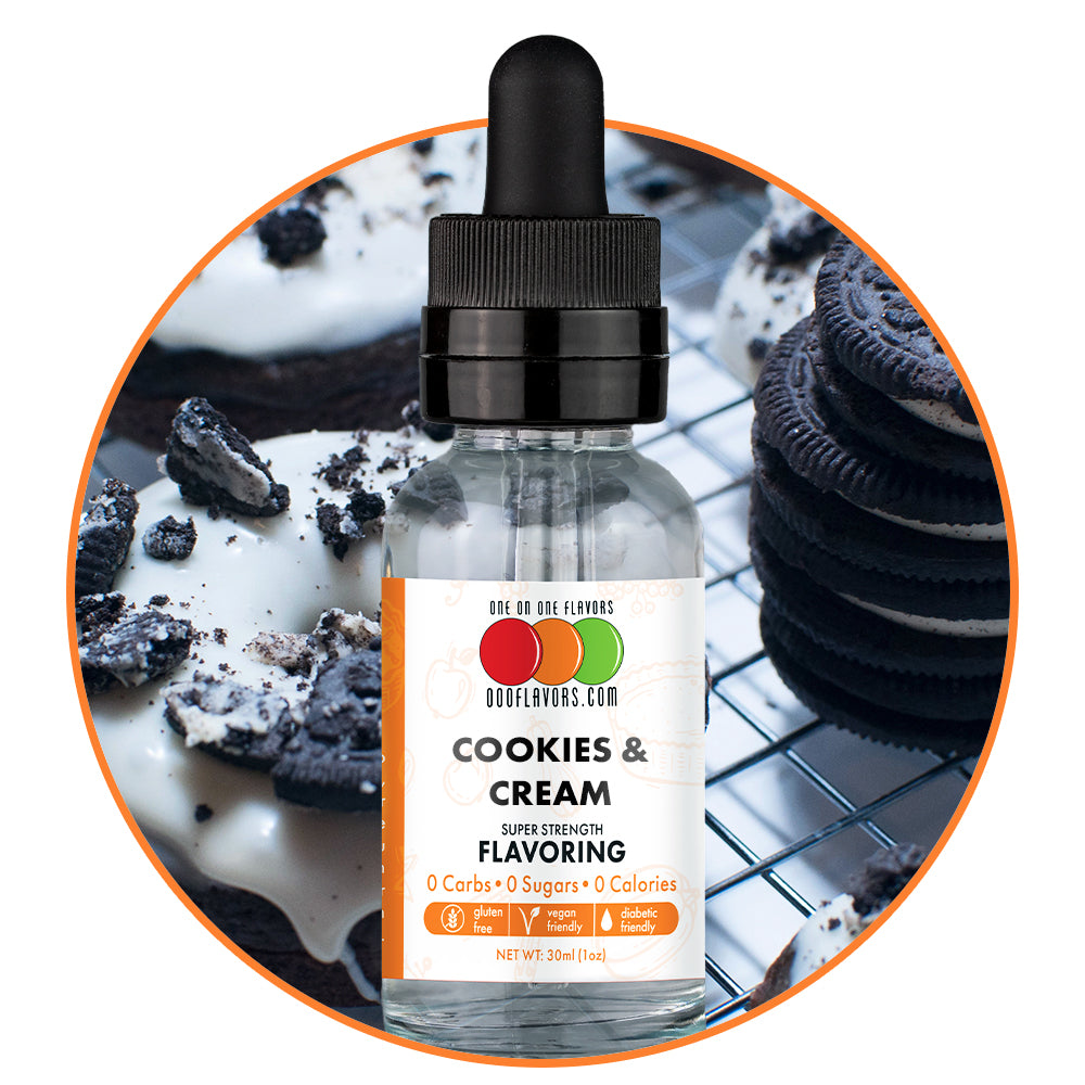 Cookies and Cream Flavored Liquid Concentrate