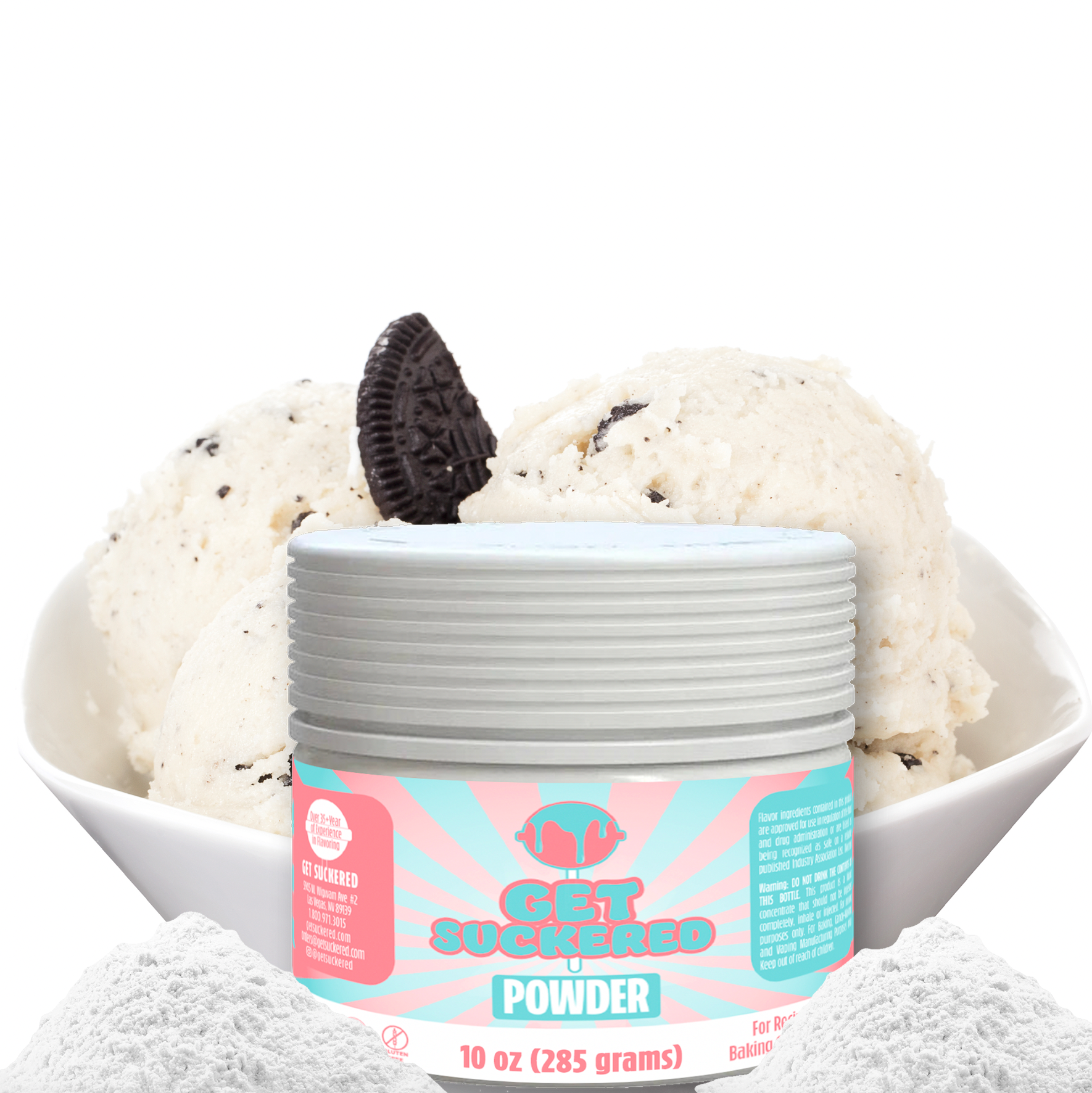 Cookies & Cream Flavored Powder 10oz