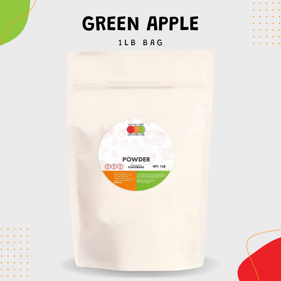 Green Apple Flavor Powder