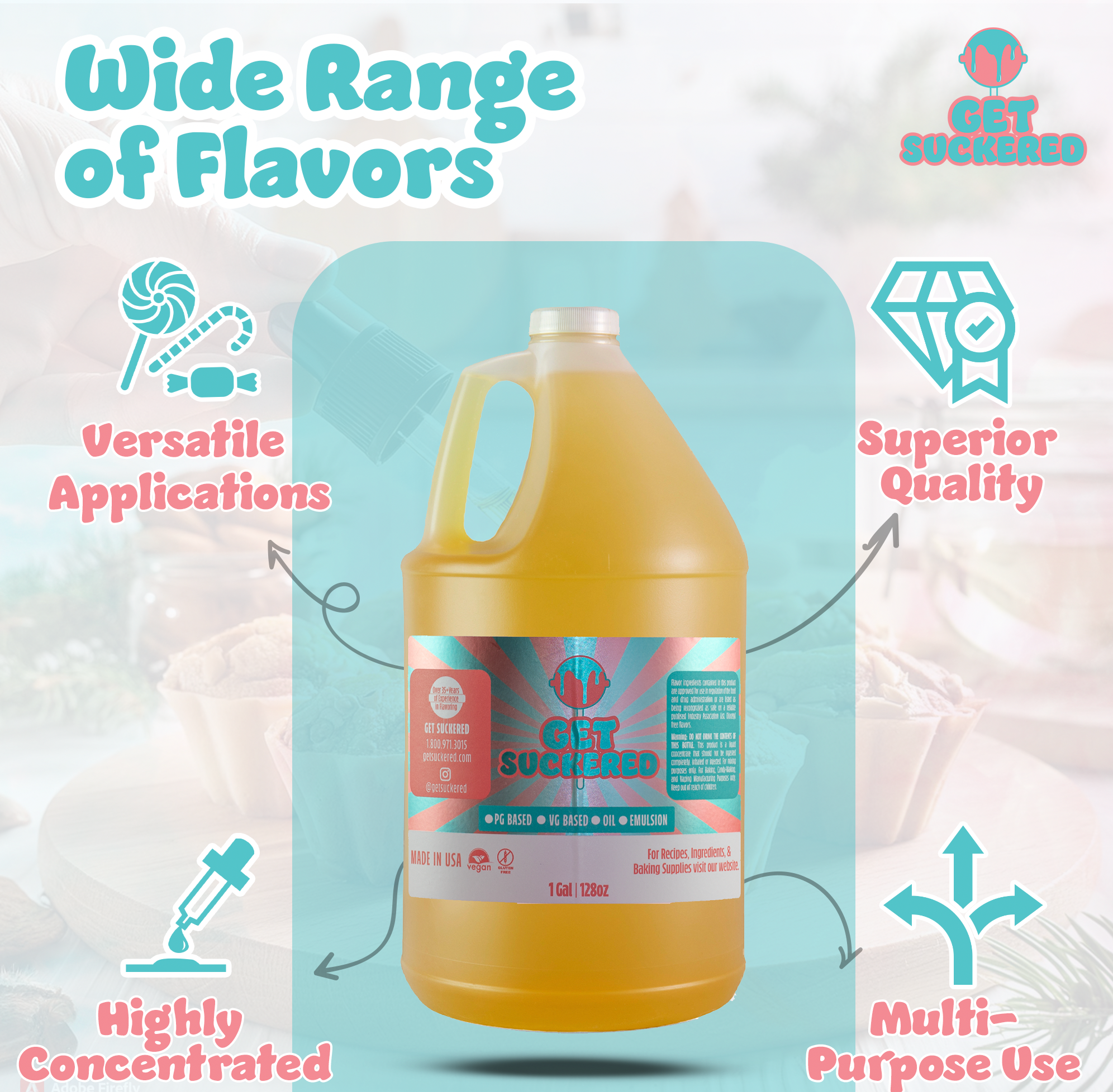 Get Suckered Oil Soluble Flavors