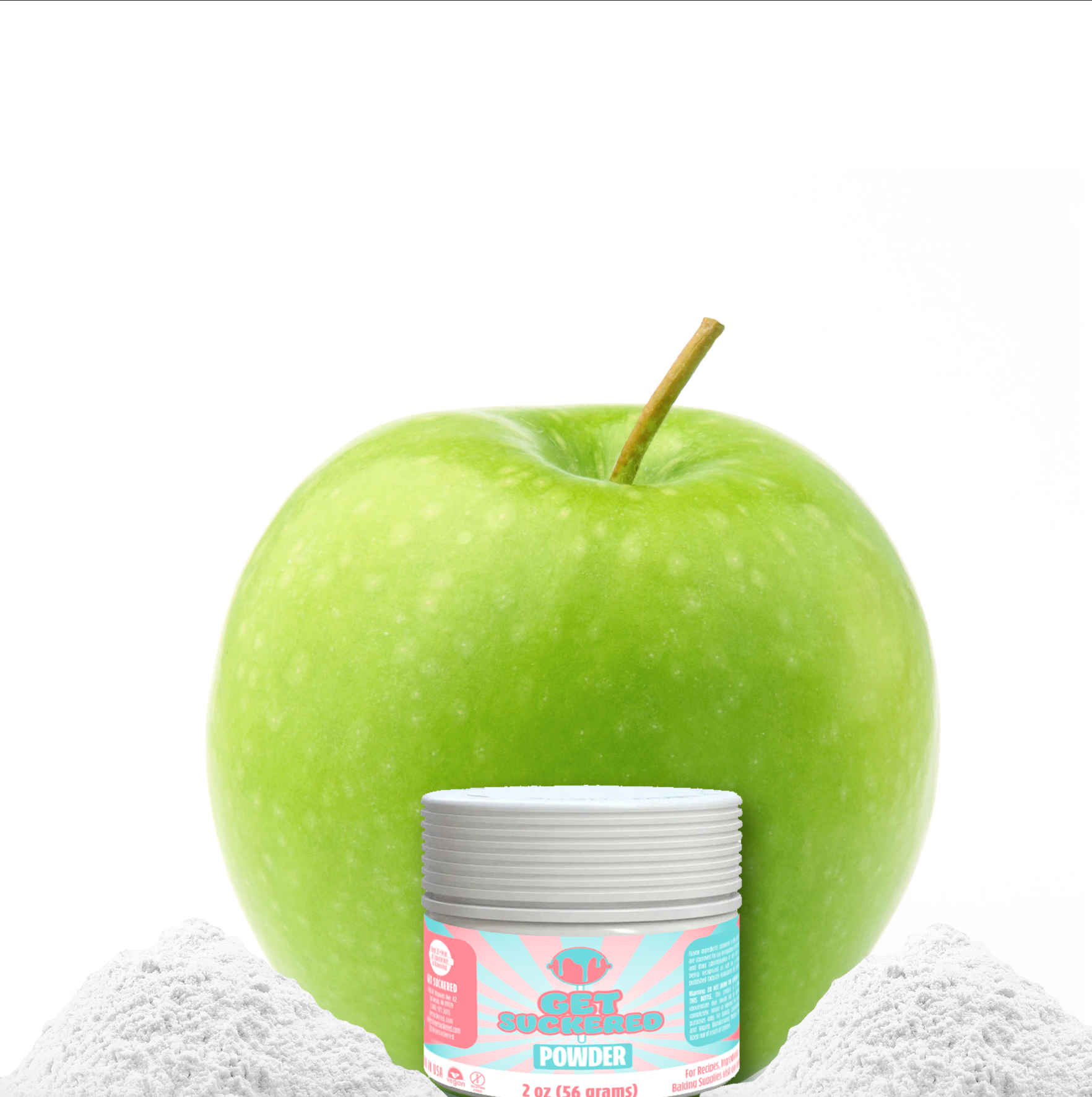 Green Apple Flavored Powder 2oz