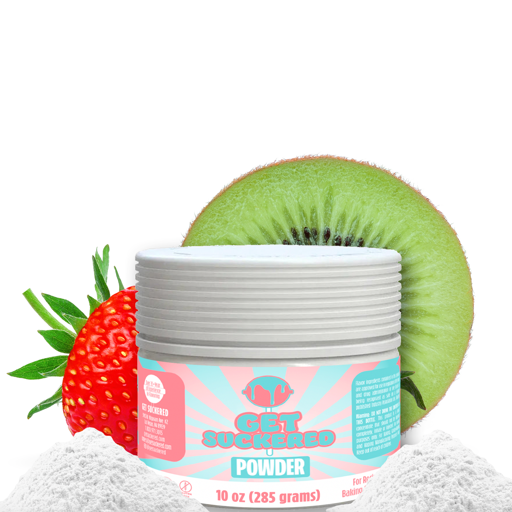 Kiwi Strawberry Flavored Powder 10oz