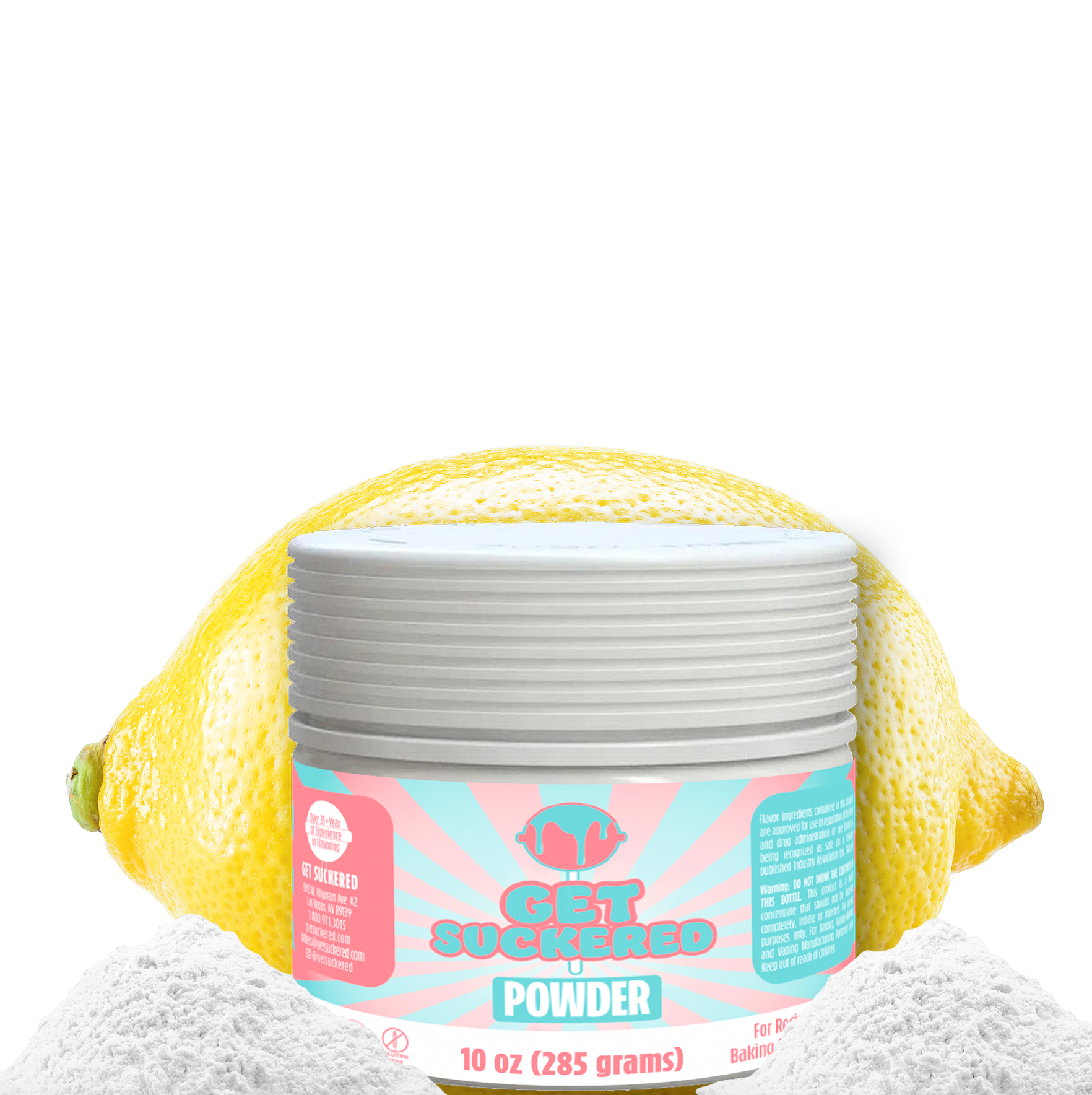 Lemon Flavored Powder - Natural 10oz