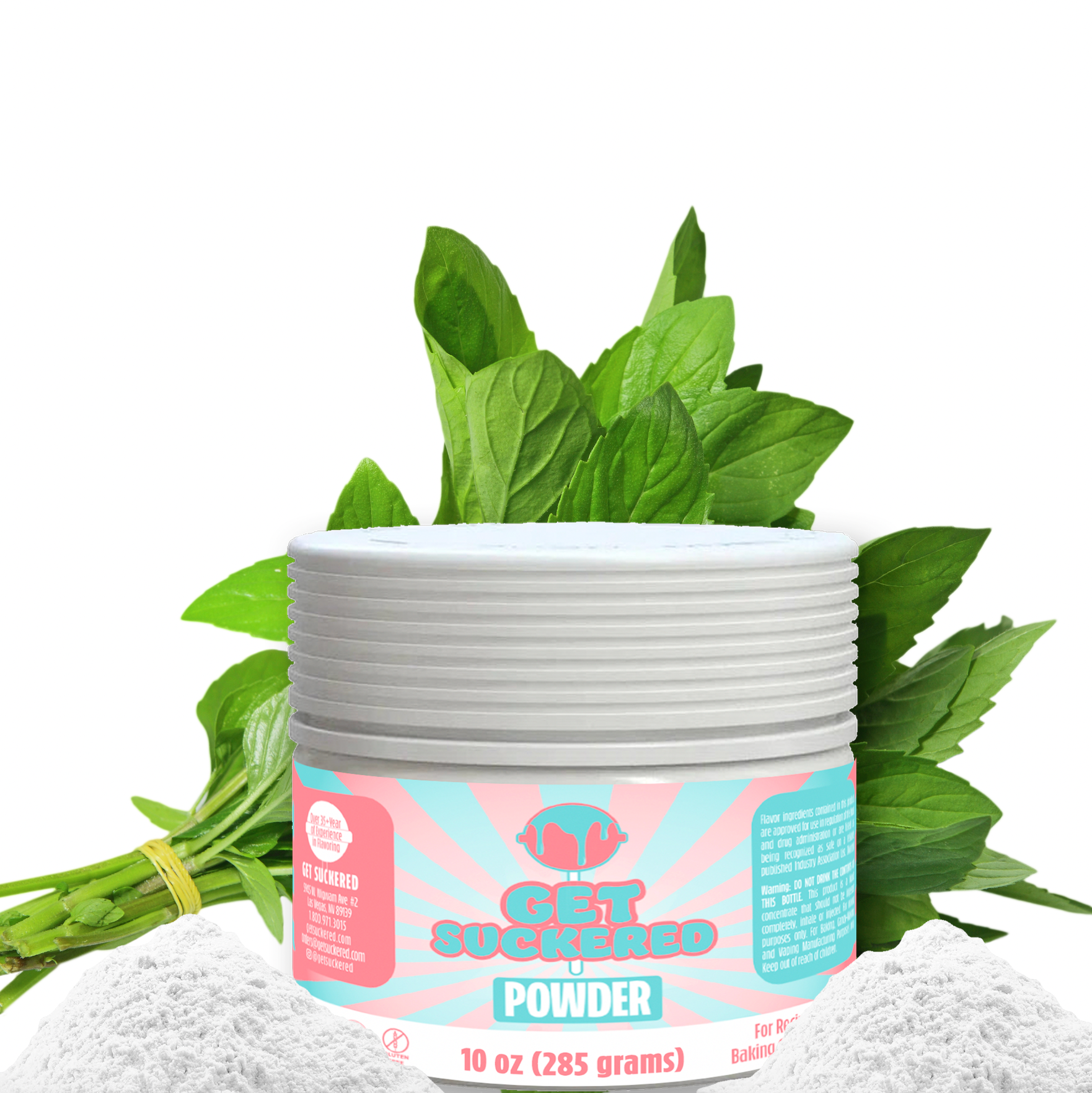 Menthol Flavored Powder 10oz