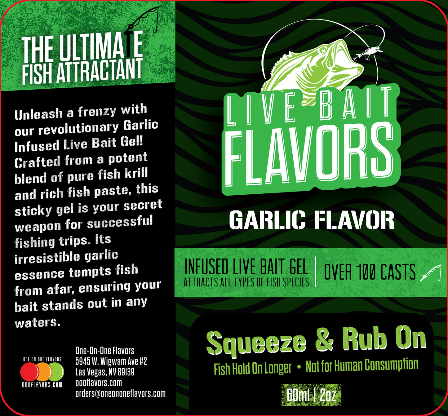 Live Bait Flavored Gels/Paste