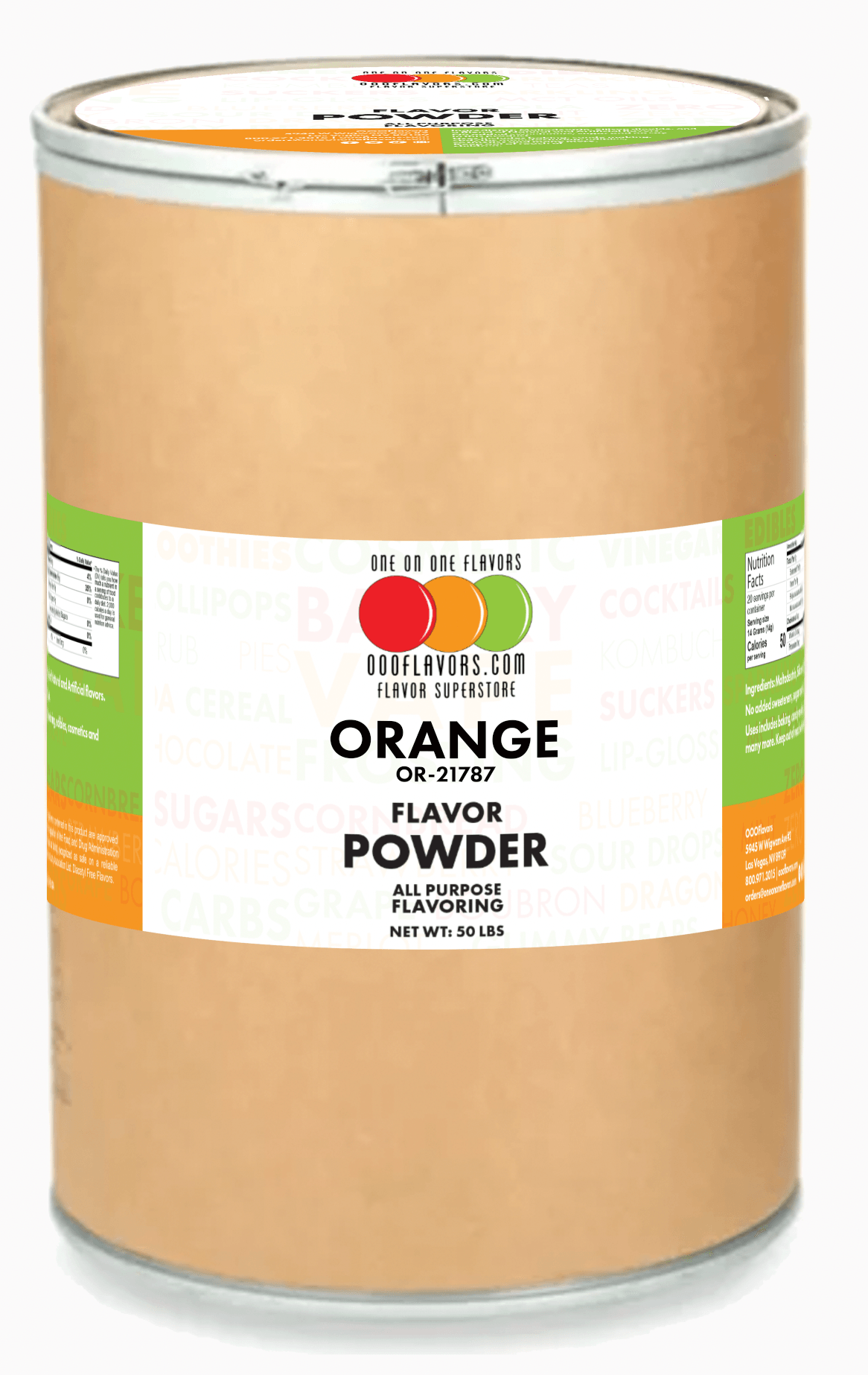 Orange Flavor Powder Extra Strength