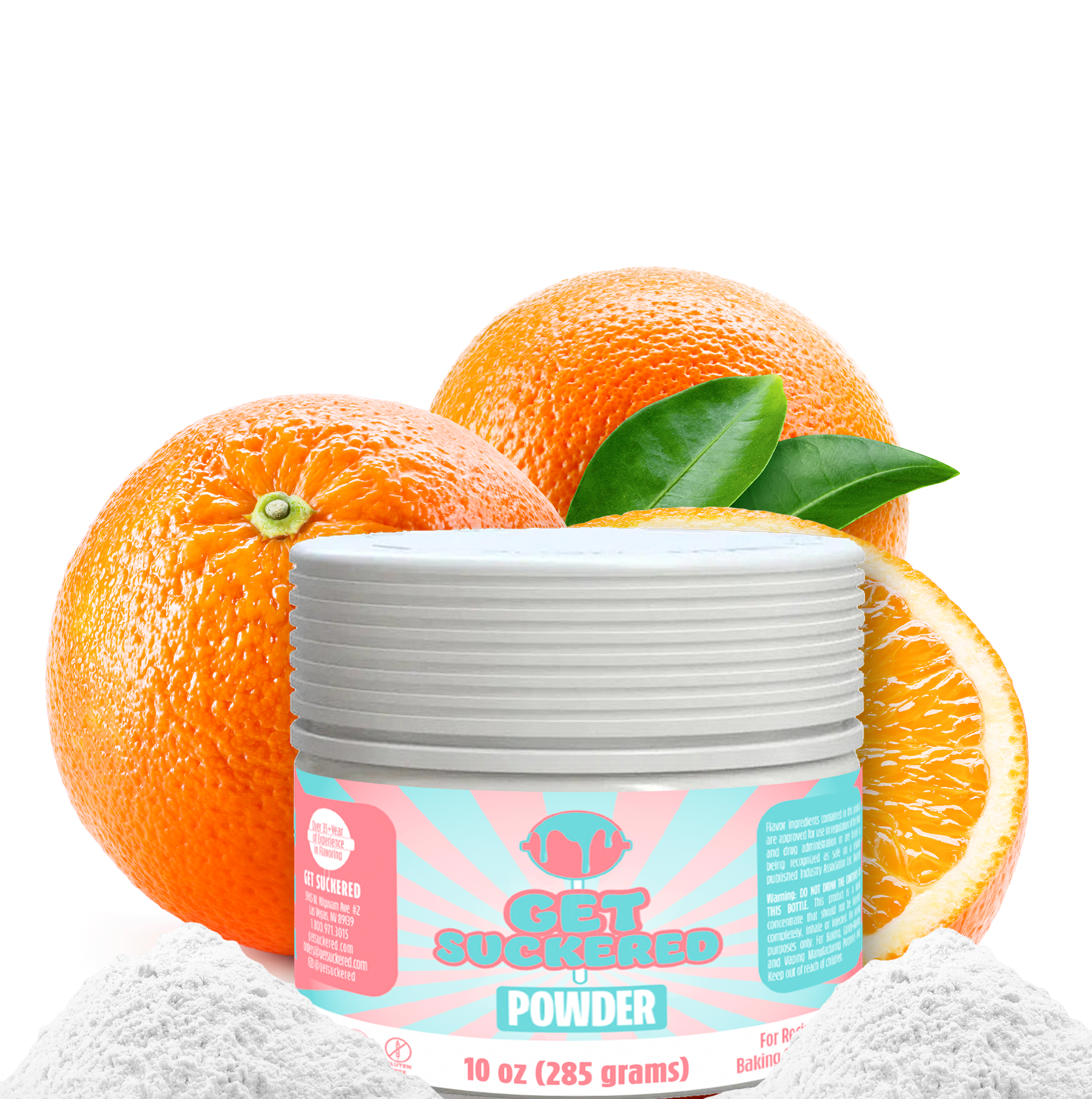 Orange Flavored Powder 10oz