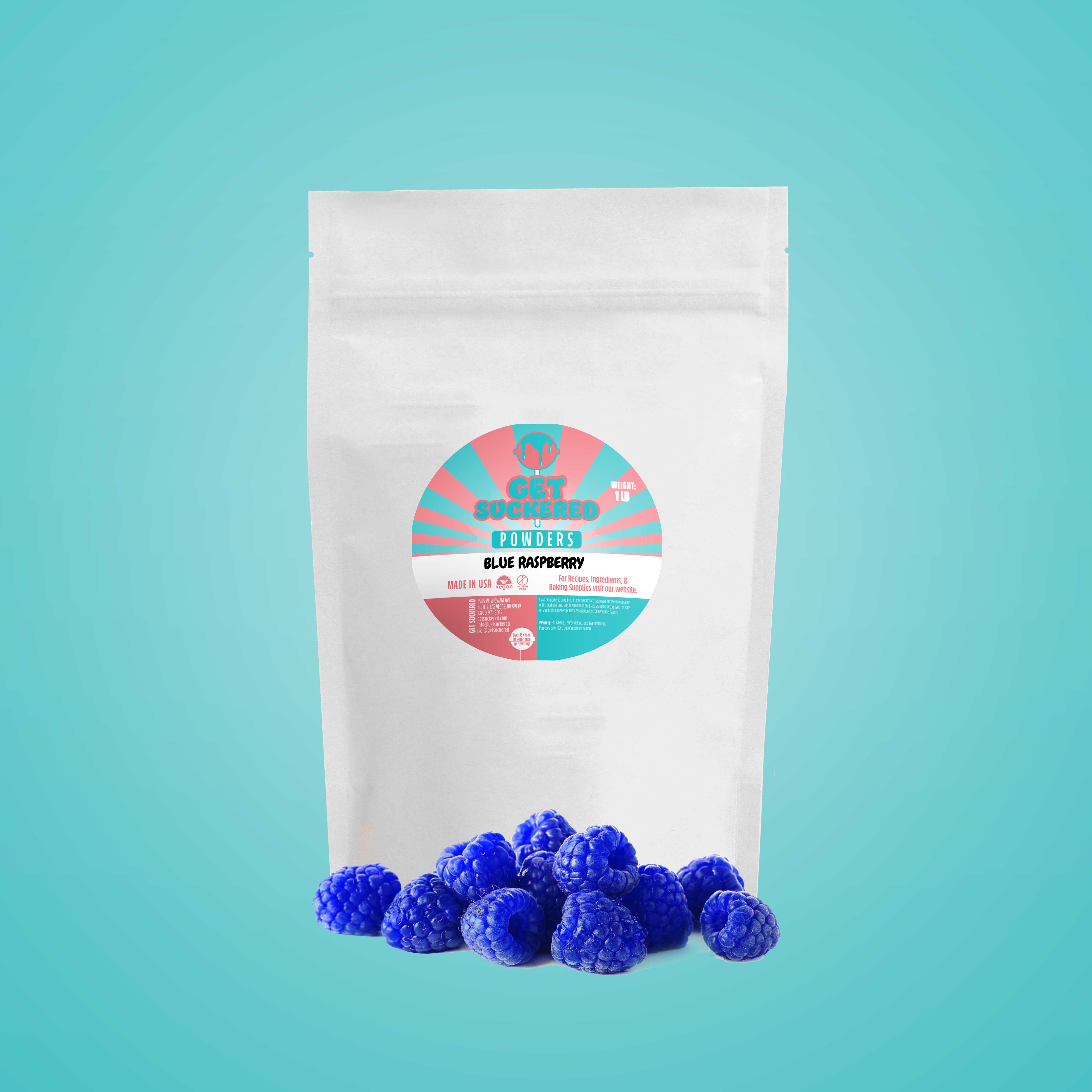 Blue Raspberry Flavored Powder