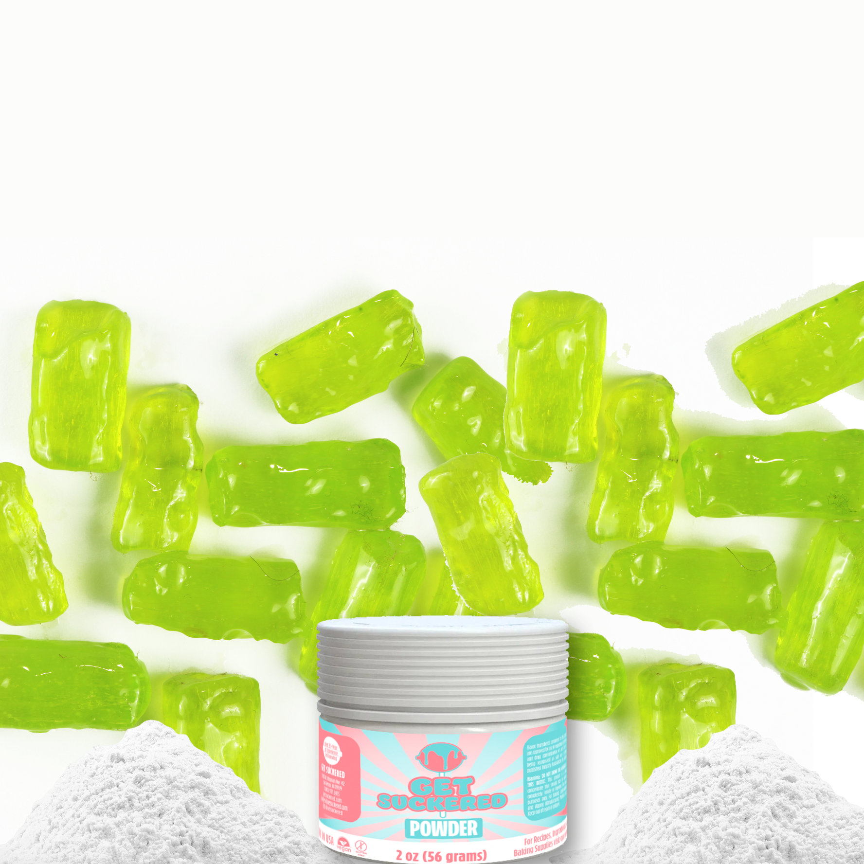 Apple (Sour Green) Flavored Powder