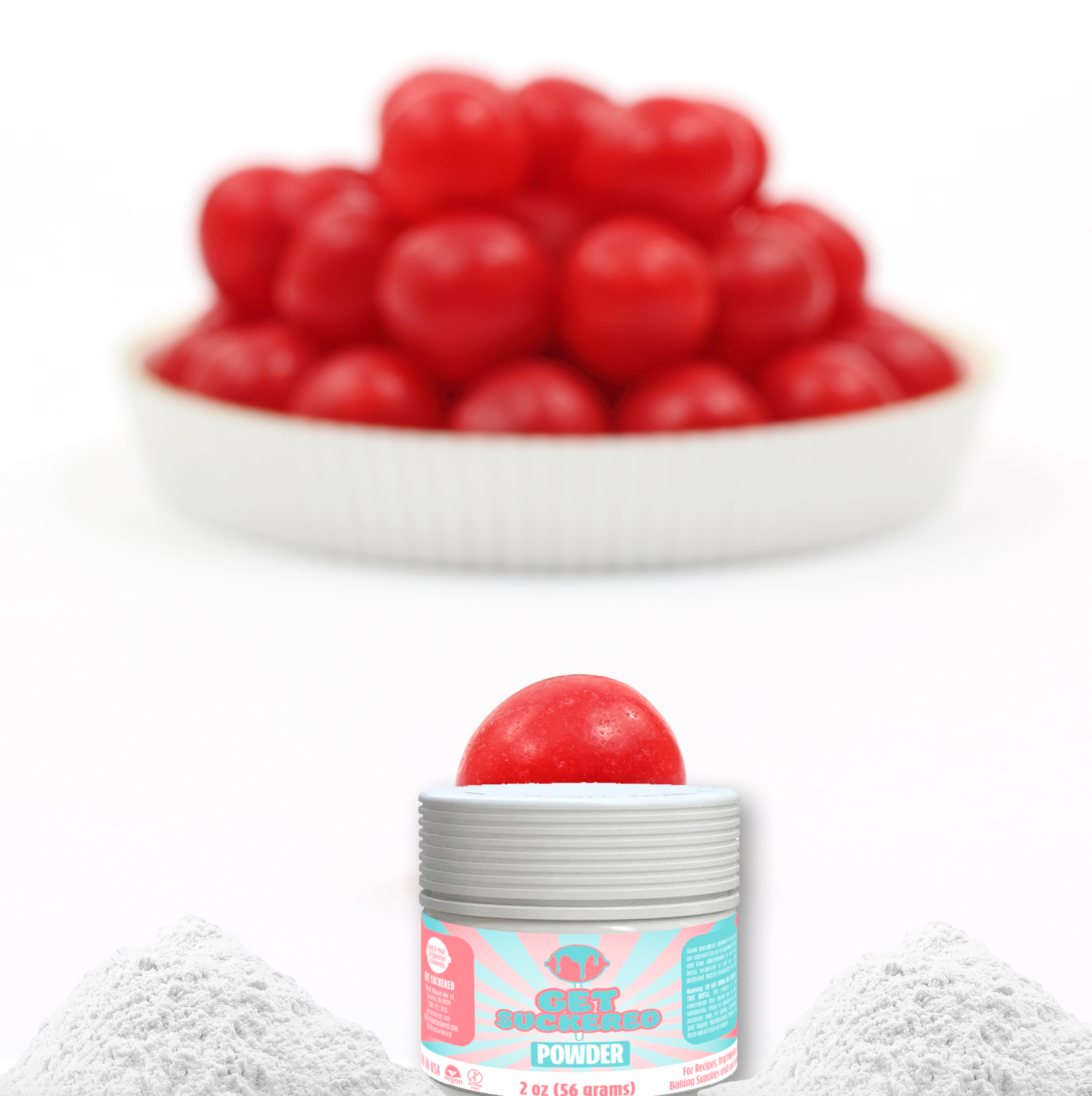 Sour Cherry Flavored Powder 2oz