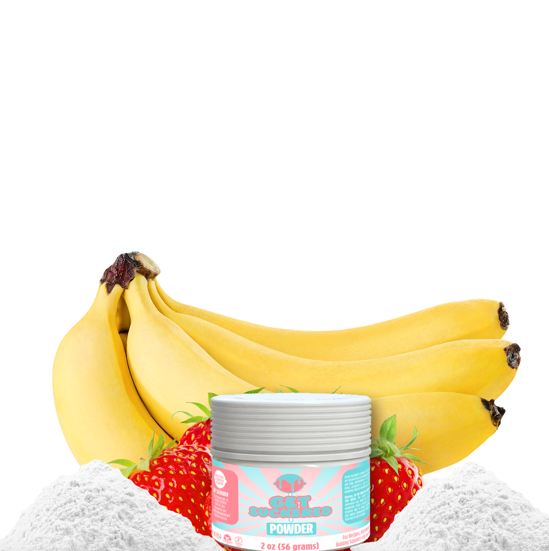 Strawberry Banana Flavored Powder 2oz