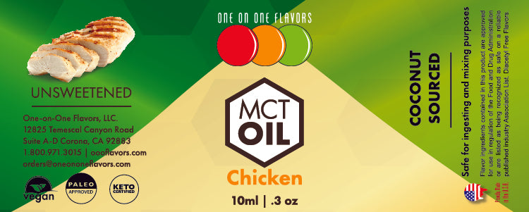 Natural & Artificial Chicken - MCT Concentrated Flavored Oil *Unsweetened*